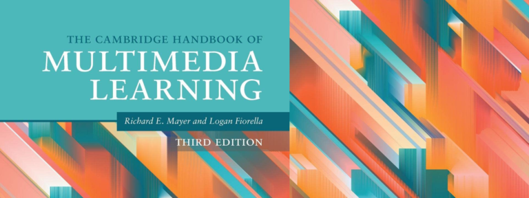 Cambridge Handbook of Multimedia Learning 3rd Ed